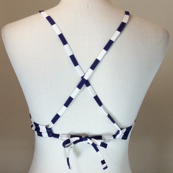 Striped Ribbed Bikini Top - Picture 2 of 2